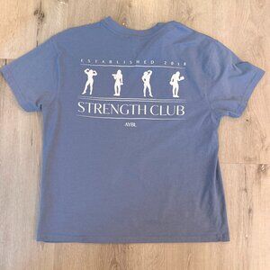 AYBL Athletics Club blue T-shirt Size S